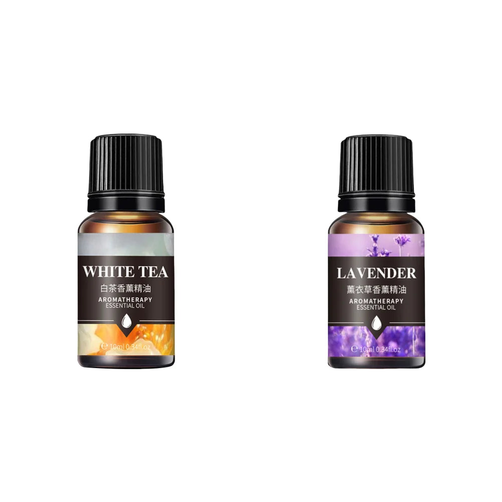 1-3Pcs Air Freshener Natural Plant Aromatherapy Essential Oil for Humidifiers Diffusers 10ML Lavender White Tea Essential Oils