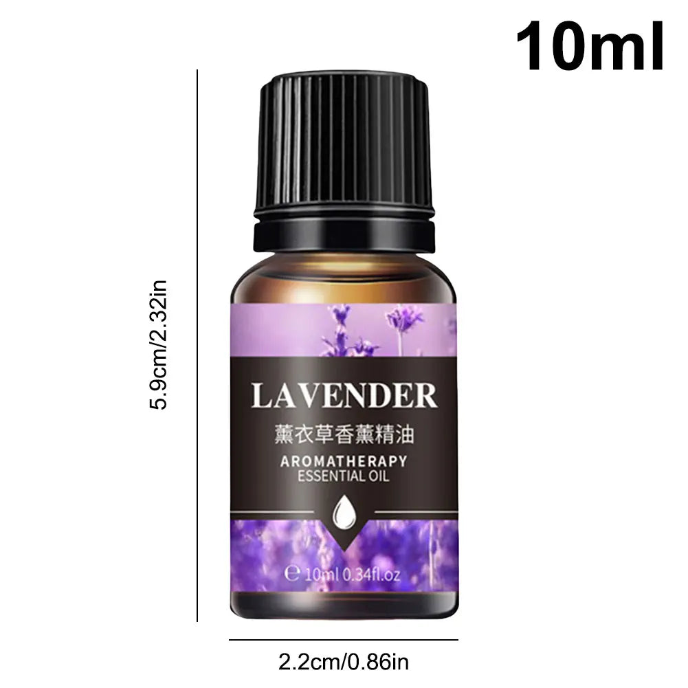 1-3Pcs Air Freshener Natural Plant Aromatherapy Essential Oil for Humidifiers Diffusers 10ML Lavender White Tea Essential Oils